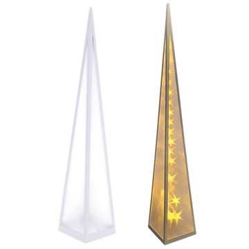 РОЖДЕСТВЕНСКАЯ ЕЛКА ПИРАМИДА LED ВРАЩАЮЩИЕСЯ ЗВЕЗДЫ 16*16*90СМ 230В