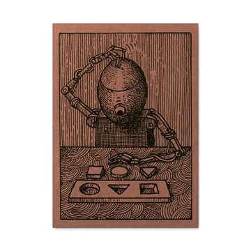 Grafika „Robot” - M. Raczkowski, druk artystyczny