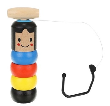 LUDZIK MAGICZNY ZABAWKA KLOCKI DREWNIANE