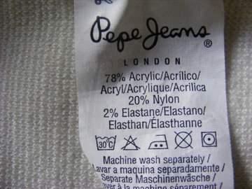 PEPE JEANS SWETER ROZPINANY GOLF L