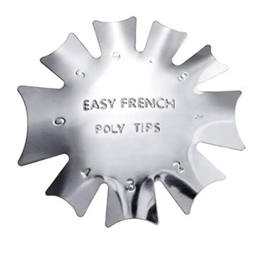 Шаблон для украшения ногтей, французский маникюр, трафарет Б.