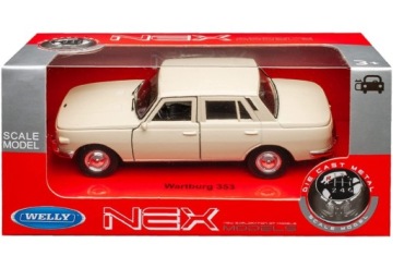WARTBURG 353 МОДЕЛЬ МЕТАЛЛ ВЕЛЛИ 1:34 КРЕМОВЫЙ