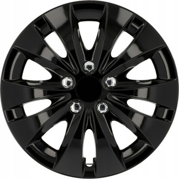 Kołpaki 15'' Renault VW Peugeot Opel Ford Skoda Toyota Audi CZARNE 4 szt.