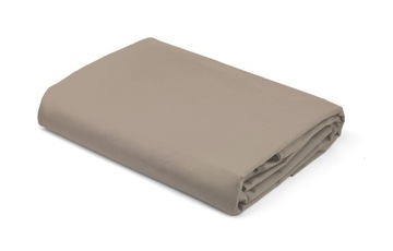 PRZEŚCIERADŁO SATYNOWE 180X200 Z GUMKĄ PURE TAUPE