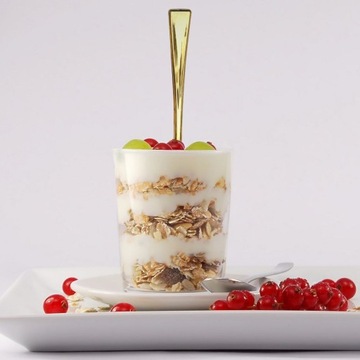 ПЛАСТИКОВЫЕ ЛОЖКИ для чая золотого цвета впечатляют | 72 шт.