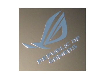 Naklejka ASUS REPUBLIC OF GAMERS 50x41 mm 189c