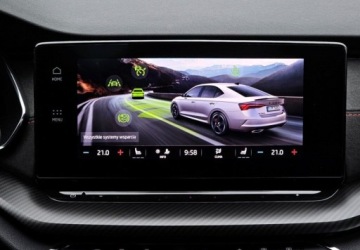 Skoda Octavia IV RS Liftback 2.0 TSI 245KM 2021 Skoda Octavia Sportowa kierownica i fotele - ACC 210kmh - Kamera - Czujnik, zdjęcie 13