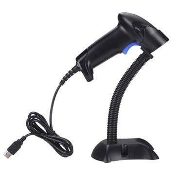 USB АВТОМАТИЧЕСКИЙ СКАНЕР ШТРИХ-КОДОВ + ПОДСТАВКА