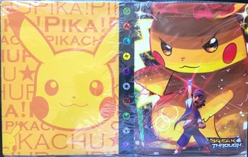 КЛАССОВОЙ АЛЬБОМ НА 240 КАРТ ПОКЕМОН + 55 БЕСПЛАТНЫХ КАРТ ЗОЛОТАЯ ФОЛЬГА золотая