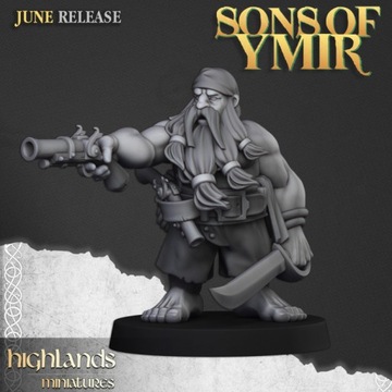 Dwarf Pirates #5 Highlands Miniatures
