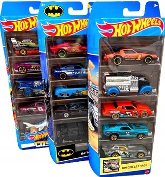 Hot Wheels 5-pak LOSOWYCH aut - ZESTAW PREZENTOWY 5 losowych AUT HW