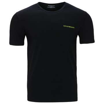 Emporio Armani t-shirt męski czarny slim fit S