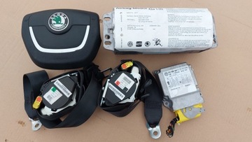 AIRBAG PODUSZKA PAS PASY SKODA OCTAVIA II LIFT 1Z0880201AQH