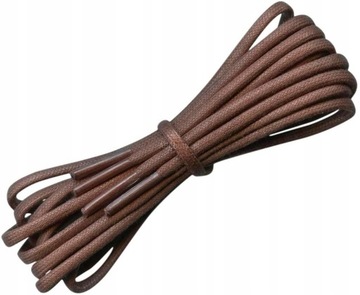 G16-03 BRĄZOWE 5 MM WOSKOWANE SZNUROWADŁA 200 Cm +