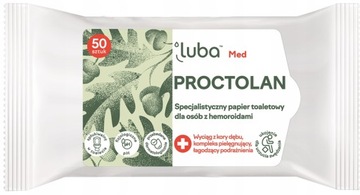 LUBA Papier toaletowy dla osób z hemoroidami 50szt
