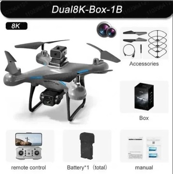 Gorące zabawki KY102 8K Drone unikanie przeszkód optyczna pozycja