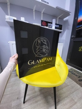 Elegancka płyta plexi 50x50cmSzyld z logo, napisem