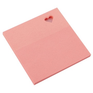 Notes samoprzylepny Smart 75x75mm 50K SERCE