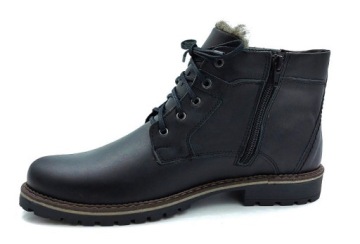 Утепленные зимние ботинки, мужские ботинки, застегиваются на молнию.