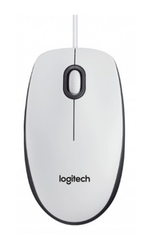 Mysz Logitech M100 Optyczna Biała 1000DPI USB