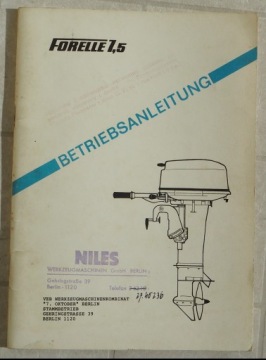 INSTRUKCJA OBSŁUGI SILNIKA PRYCZEPNEGO FORELLE 7,5