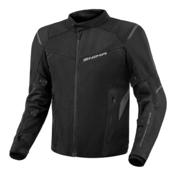МУЖСКАЯ МОТОЦИКЛЕТНАЯ КУРТКА SHIMA RUSH 2.0 VENT BLACK РАЗМЕР M