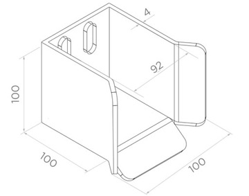 КОМПЛЕКТ ТЕЛЕЖЕК РАЗДВИЖНЫЕ ВОРОТА 5 РОЛИКОВ 80x80x5