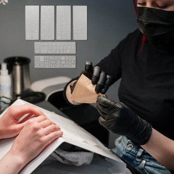 Stempel do paznokci Szablony do zdobienia paznokci Obraz świąteczny