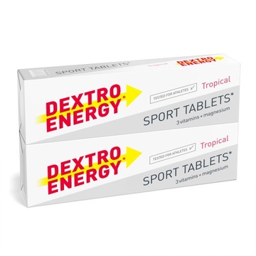 Dekstroza w pastylkach z witaminami i magnezem Dextro Energy