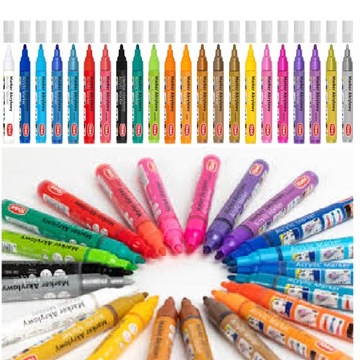 АКРИЛОВЫЕ МАРКЕРЫ TOMA, АКРИЛОВАЯ КРАСКА TO-402 22 ЦВЕТА