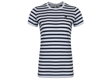 Tommy Hilfiger - DAMSKI T-SHIRT KOSZULKA TH10109-001 bluzka w paski