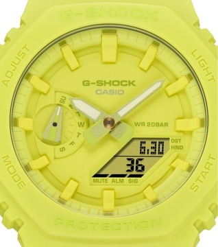 Prezent na komunię zegarek dla dziecka Casio G-Shock GA-2100 9A9ER