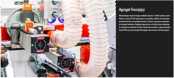 Кромкооблицовочный станок LANGE, предварительное фрезерование, скребки - НЕ SCM FELDER