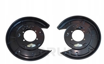 MITSUBISHI PAJERO II КОМПЛЕКТ КРЫШЕК ТОРМОЗНЫХ ДИСКОВ ЗАДНИЙ ПРАВЫЙ + ЛЕВЫЙ