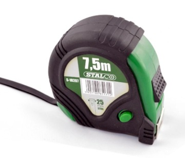 СТАЛКО Рулетка прорезиненная, 7,5 м х 25 мм