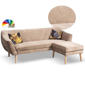 Narożnik modułowy Mia łóżko sofa kanapa KOLORY