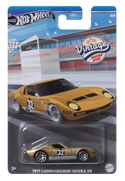 HOT WHEELS VINTAGE RACING CLUB 1971 LAMBORGHINI MIURA SV HRV03