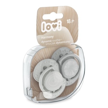 Lovi Smoczek silikonowy dynamiczny 18m+ Harmony Bo