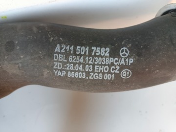 A2115017582 WAZ VODY PŘÍVOD MERCEDES W211 FACELIFT 1.8 KOMPRESOR