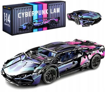 LAMBORGHINI KLOCKI CYBERPUNK 1314 ELEMENTÓW MEGA DUŻY ZESTAW