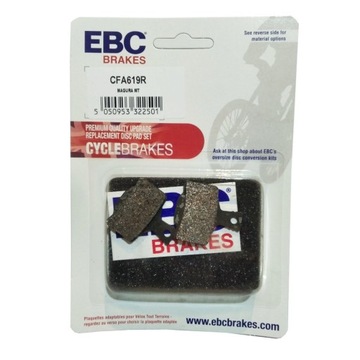 EBC CFA619R ВЕЛОСИПЕДНЫЕ КОЛОДКИ ПОЛУМЕТАЛЛИЧЕСКИЕ MAGURA MT2/MT4/MT4E/MT6/MT8/MTS