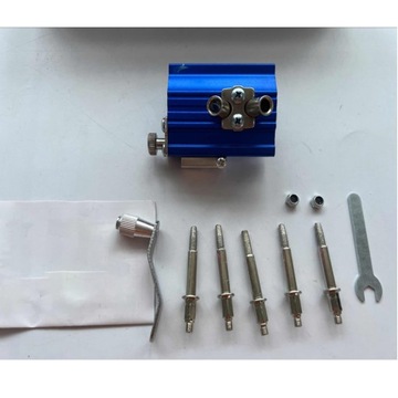 PRZENOŚNA RĘCZNA OSTRZAŁKA DO ŁAŃCUCHÓW Z PIĘCIOMA GŁOWICAMI SZLIFIERSKIMI