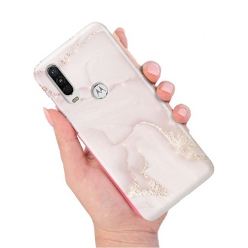 ETUI DO MOTOROLA ONE ACTION KOBIECE MARMURKI WZORY