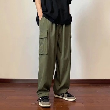 Casual Baggy Cargo Pants With Pockets For Men Loos