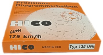 Диски для тахозаписи ТИП 125 UNI упаковка 100 шт.