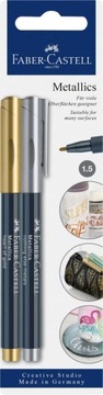 PISAKI METALICZNE FABER-CASTELL 2 KOLORY