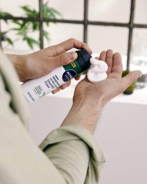 NIVEA MEN SENSITIVE PRO Пена для бритья с конопляным маслом 200мл