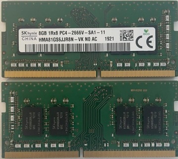 SO-DIMM 8GB DDR4 SK-hynix PC4-2666-SA1-11 do LAPTOPA