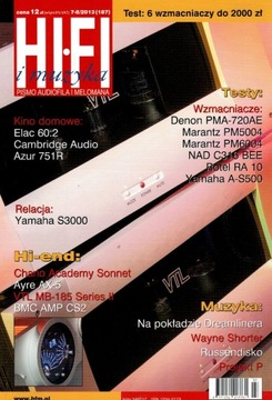 Hi-Fi pismo audiofila i melomana 7-8 / 2013