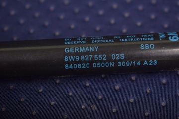 AUDI A4 ALLROAD B9 2016 PRAVÁ STRANA TLUMIČ KRYT ZADNÍ KUFRU